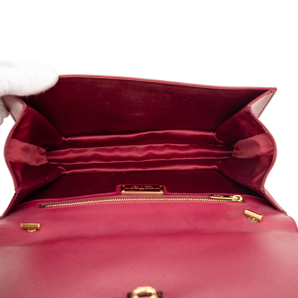 Pre-Loved Ferragamo Medium Leather Vara Ginny Crossbody - Picture 4 of 7